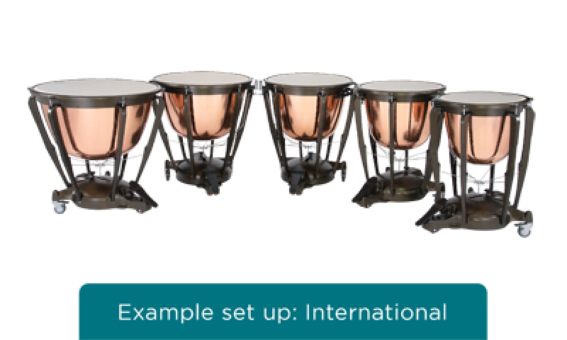 Preview: MAJESTIC Pauke, Symphonic Series, 26", Kupfer, gehämmert, tiefgezogen,