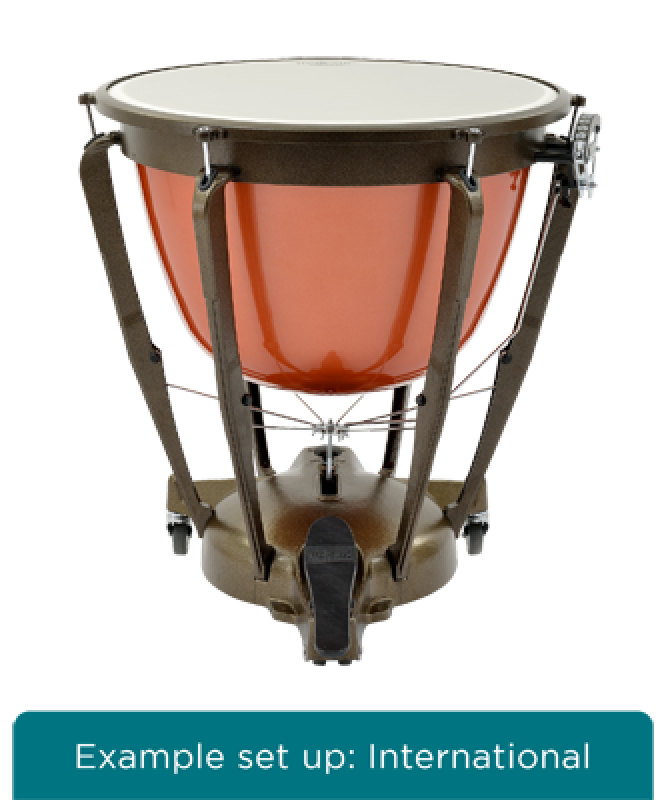 Preview: MAJESTIC Pauke, Symphonic Series, 29", Fiberglas, tiefgezogen, deutsch