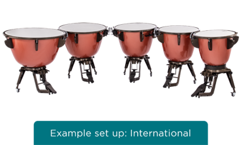 Preview: MAJESTIC Pauke, Harmonic Series, 23", Fiberglas, tiefgezogen, deutsch