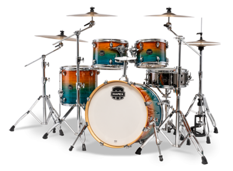 Preview: MAPEX Shellset, Armory, Fusion, mit Rosette, Ocean Sunset #JG