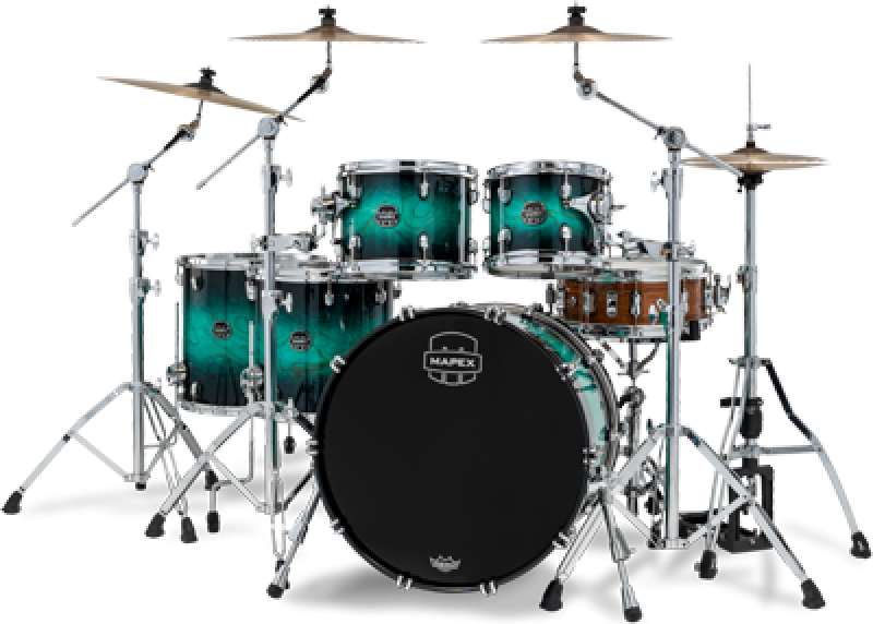Preview: MAPEX Shellset, Saturn VI, Stage+, Marine Teal Burst #XT