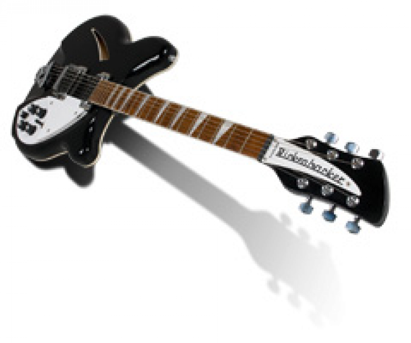 Preview: RICKENBACKER E-Gitarre, 360, Jetglo, Koffer