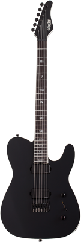 Preview: SCHECTER E-Gitarre, SLS Elite PT Evil Twin, Satin Black