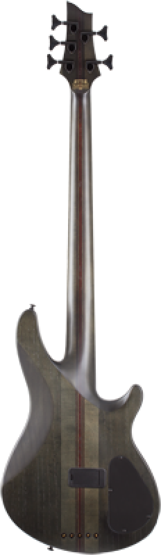 Preview: SCHECTER Bassgitarre, SLS Elite 5 Evil Twin, Satin Black, Linkshänder