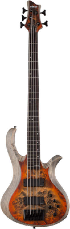 Preview: SCHECTER Bassgitarre, Riot 5, Inferno Burst