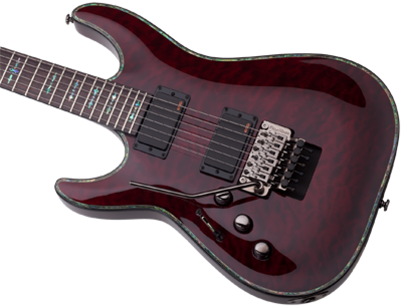 Preview: SCHECTER E-Gitarre, Hellraiser C-1 FR, Black Cherry, Linkshänder