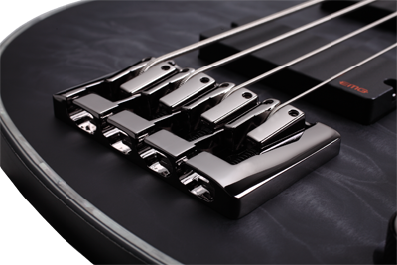 Preview: SCHECTER Bassgitarre, Hellraiser Extreme-4, See-Thru Black Satin