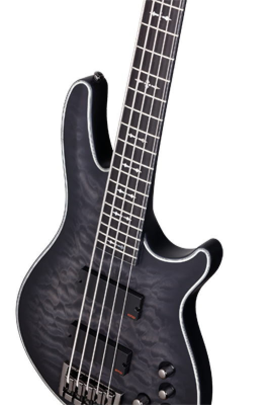 Preview: SCHECTER Bassgitarre, Hellraiser Extreme-5, See-Thru Black Satin