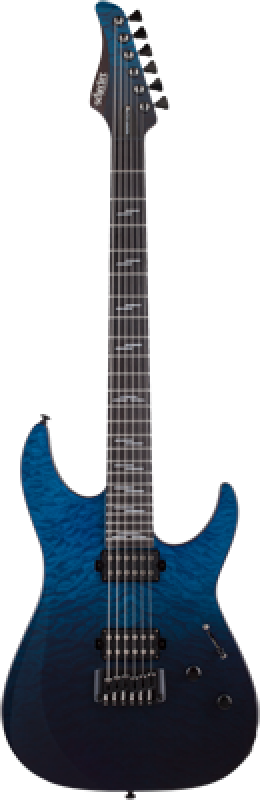 Preview: SCHECTER E-Gitarre, Reaper 6 Elite, Deep Ocean Blue