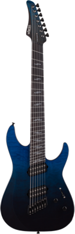 Preview: SCHECTER E-Gitarre, Reaper 7 Elite MultiScale, Deep Ocean Blue