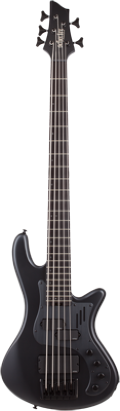Preview: SCHECTER Bassgitarre, Stiletto-5 Stealth Pro, Satin Black