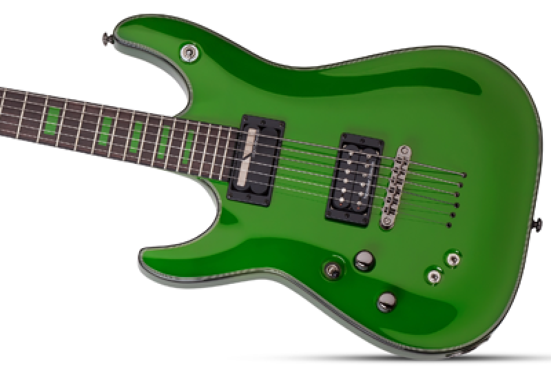 Preview: SCHECTER E-Gitarre, Kenny Hickey, Green, Linkshänder