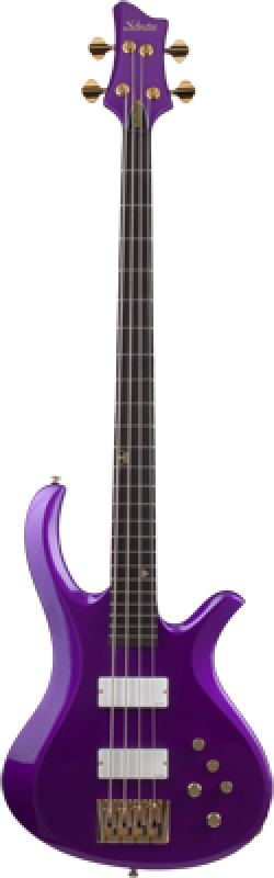 Preview: SCHECTER Bassgitarre, FreeZesicle-4, Purple