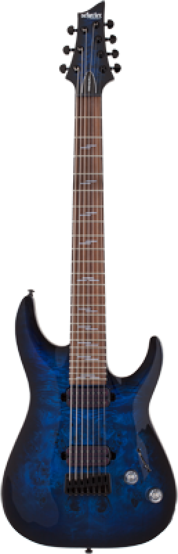 Preview: SCHECTER E-Gitarre, Omen Elite 7, See Thru Blue Burst