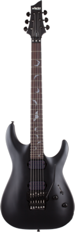 Preview: SCHECTER E-Gitarre, Damien 6 FR, Satin Black