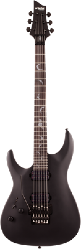 Preview: SCHECTER E-Gitarre, Damien 6 FR, Satin Black, Linkshänder