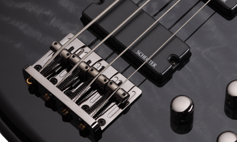 Preview: SCHECTER Bassgitarre, Stiletto Extreme-4, See-Thru Black