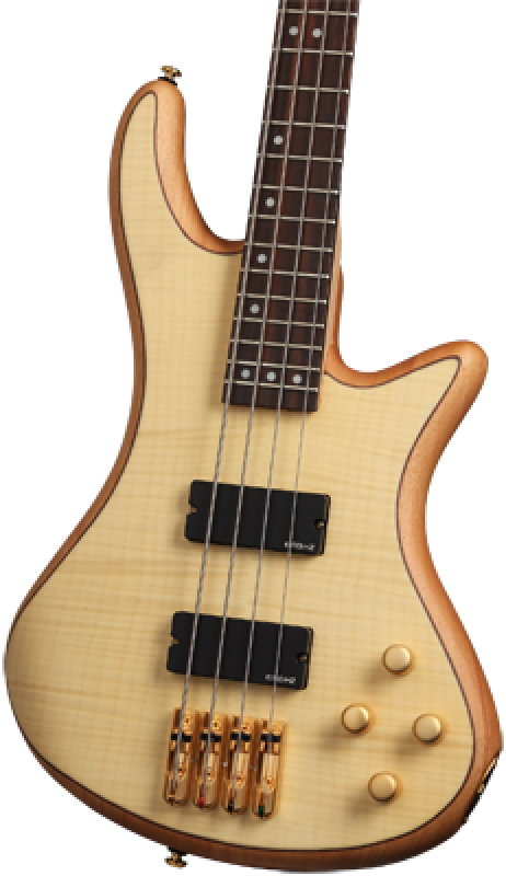 Preview: SCHECTER Bassgitarre, Stiletto Custom-4, Natural Satin