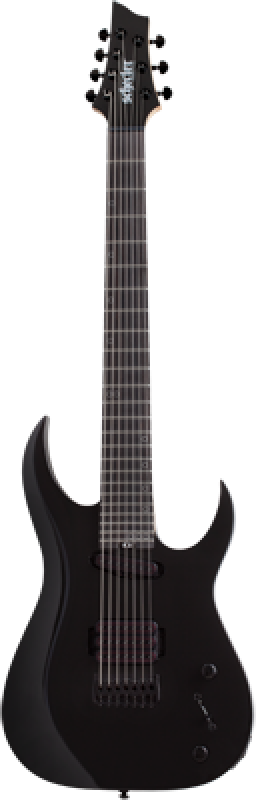 Preview: SCHECTER E-Gitarre, Sunset-7 Triad, Gloss Black