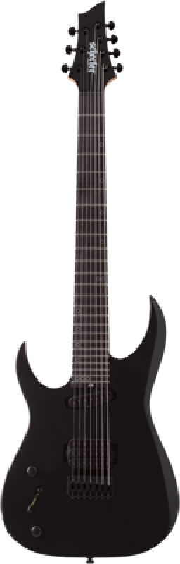 Preview: SCHECTER E-Gitarre, Sunset-7 Triad, Gloss Black, Linkshänder