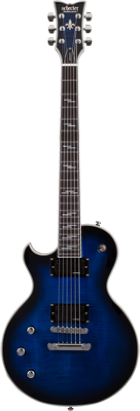 Preview: SCHECTER E-Gitarre, Solo-II Supreme, See Thru Blue Burst, Linkshänder