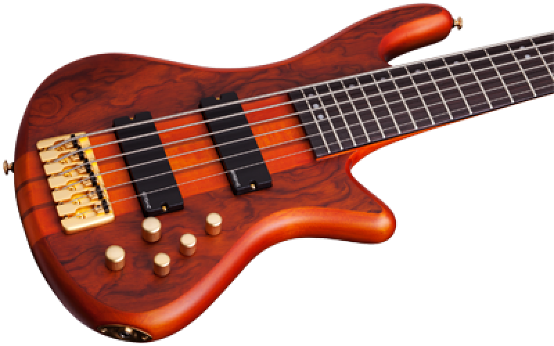 Preview: SCHECTER Bassgitarre, Stiletto Studio-6, Honey Satin