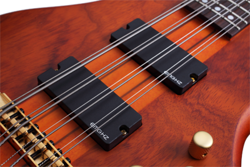 Preview: SCHECTER Bassgitarre, Stiletto Studio-8, Honey Satin