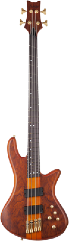 Preview: SCHECTER Bassgitarre, Stiletto Studio-4 FF, Honey Satin