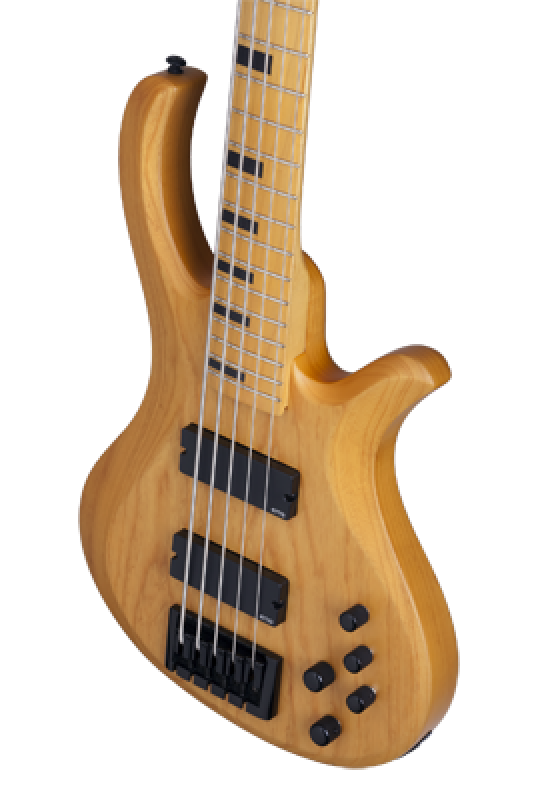 Preview: SCHECTER Bassgitarre, Riot Session-5, Aged Natural Satin