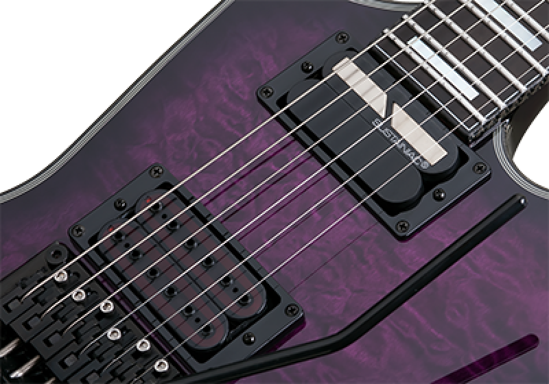 Preview: SCHECTER E-Gitarre, E-1 FR S Special Edition, Trans Purple Burst