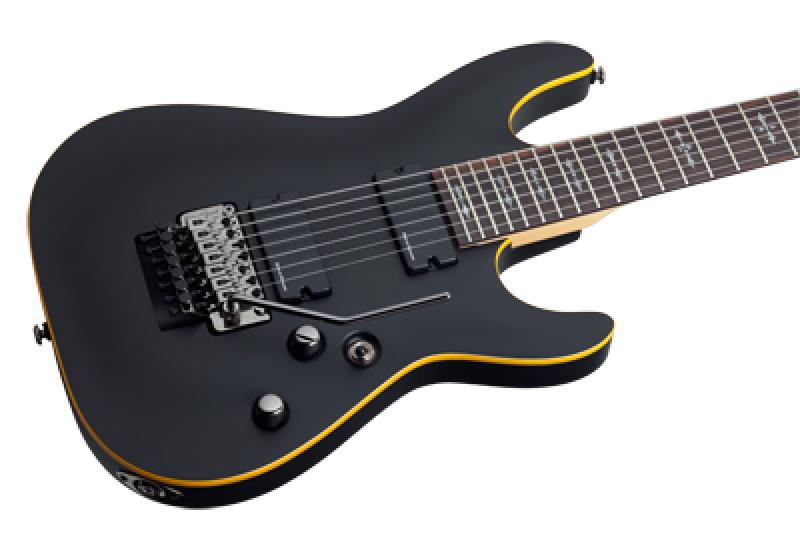 Preview: SCHECTER E-Gitarre, Demon 7 FR, Satin Black