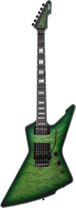 Preview: SCHECTER E-Gitarre, E-1 FR S Special Edition, Trans Green Burst