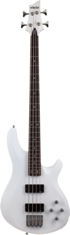Preview: SCHECTER Bassgitarre, C-4 Deluxe, Satin White