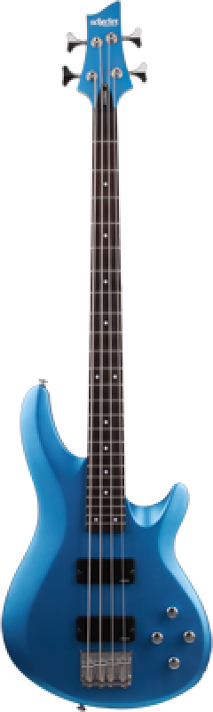 Preview: SCHECTER Bassgitarre, C-4 Deluxe, Satin Metallic Light Blue