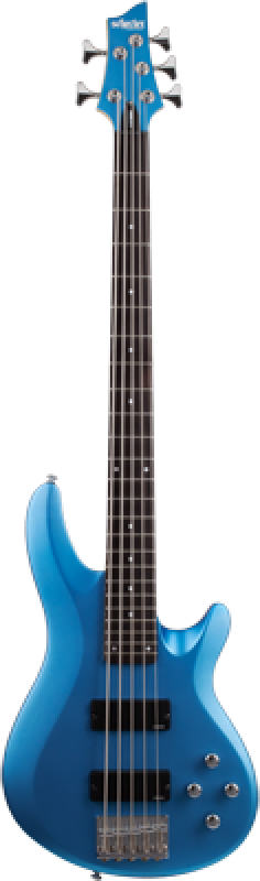 Preview: SCHECTER Bassgitarre, C-5 Deluxe, Satin Metallic Light Blue