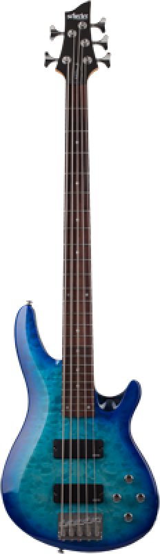 Preview: SCHECTER Bassgitarre, C-5 Plus, Ocean Blue Burst