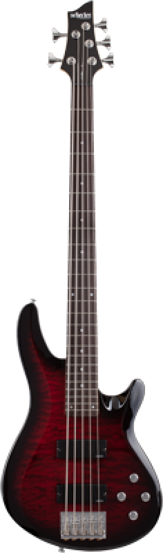 Preview: SCHECTER Bassgitarre, C-5 Plus, See-Thru Cherry Burst