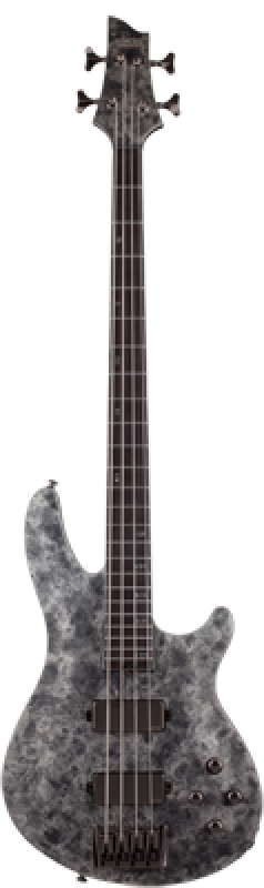 Preview: SCHECTER Bassgitarre, MVP C-4, Satin Black Reign