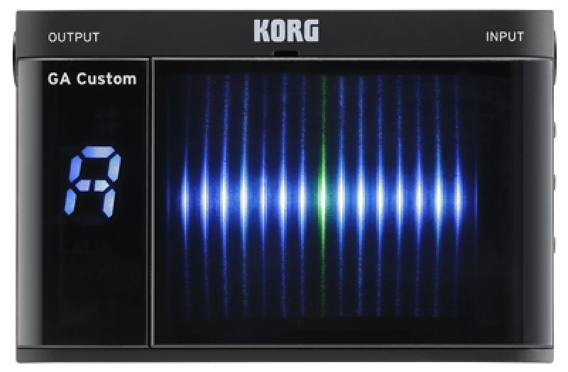 Preview: KORG Stimmgerät, Gitarre/Bass, GA-40 Custom, schwarz