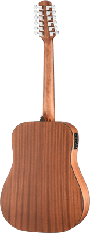 Preview: WALDEN Westerngitarre, 12-Saiter Dreadnought, Decke massiv, Mattlack,