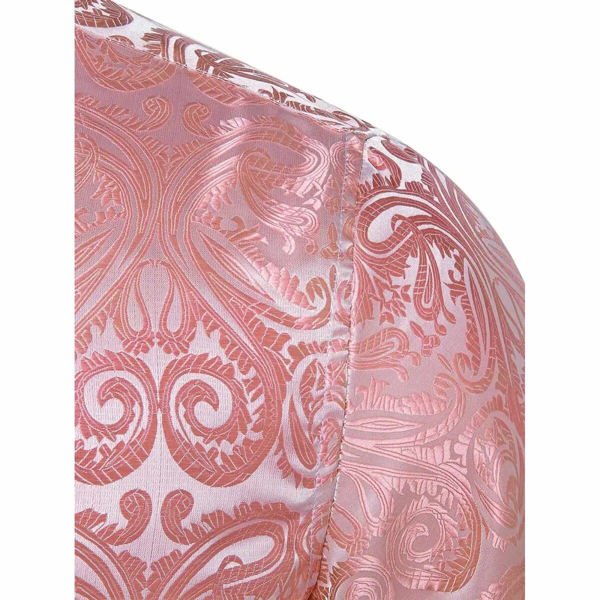 Preview: ROCK-HUS Hemd Rosa Brokat-Art