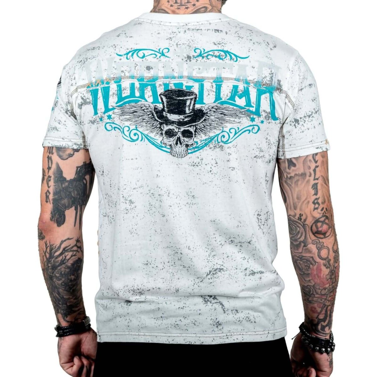 Preview: WORNSTAR Herren Artist Asylum Collection Elegantly Wasted Tee - Antique White T-Shirt weiß L
