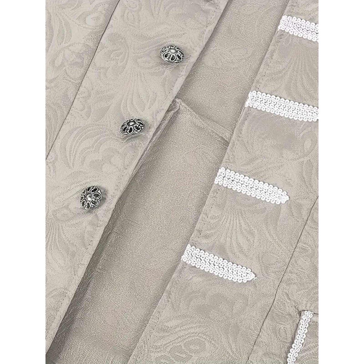 Preview: ROCK-HUS Mantel Naturweiß Barock Gothic