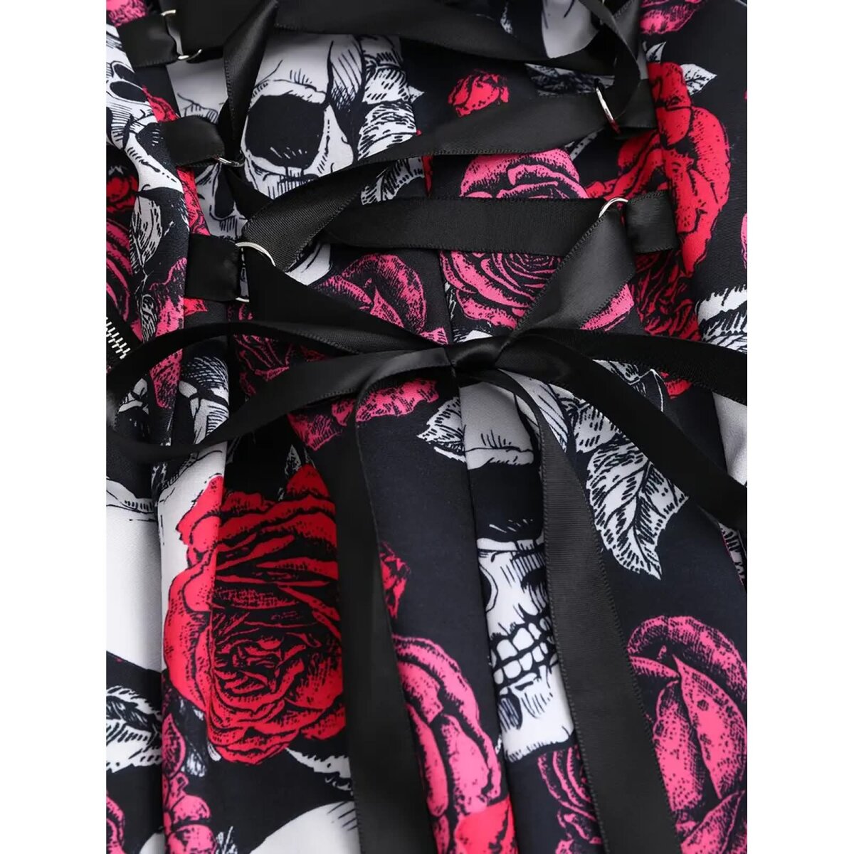 Preview: ROCK-HUS Kleid "Skull´n Roses" XXL