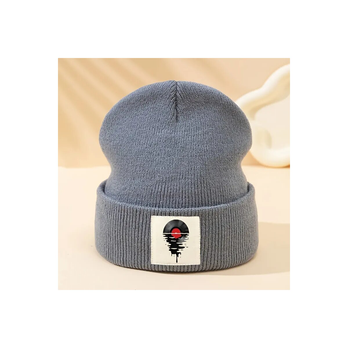 Preview: ROCK-HUS Strick-Beanie Melting Vinyl