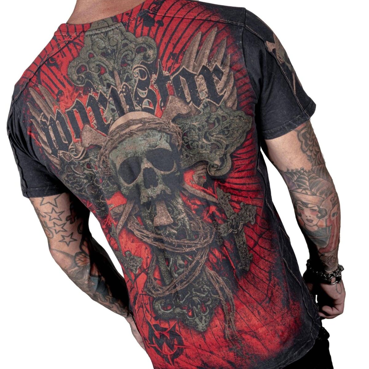 Preview: WORNSTAR Herren Artist Asylum Signature Series Resurrection Tee T-Shirt schwarz S
