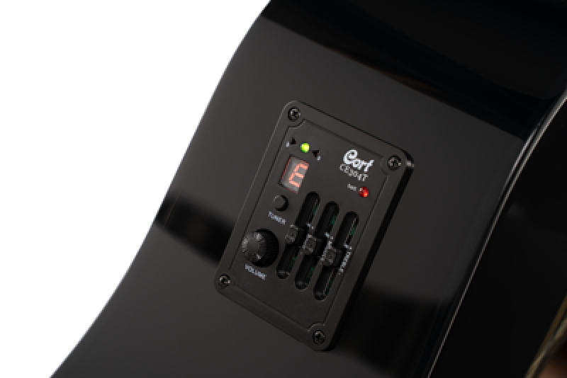 Preview: CORT Westerngitarre, EARTH 60CE, Black, Preamp