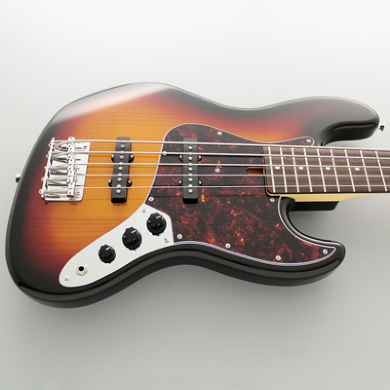 Preview: FGN Bassgitarre, Neo Classic JB-100, 5-Saiter, 3Tone Sunburst, Gigbag