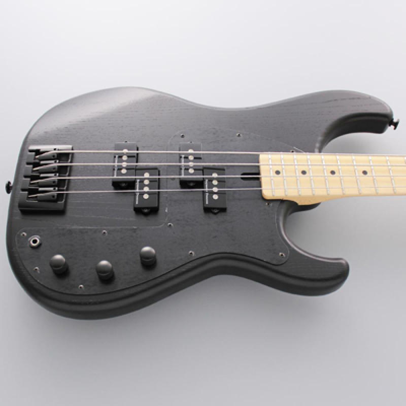 Preview: FGN Bassgitarre, J-Standard Mighty Power, Open Pore Black, Gigbag