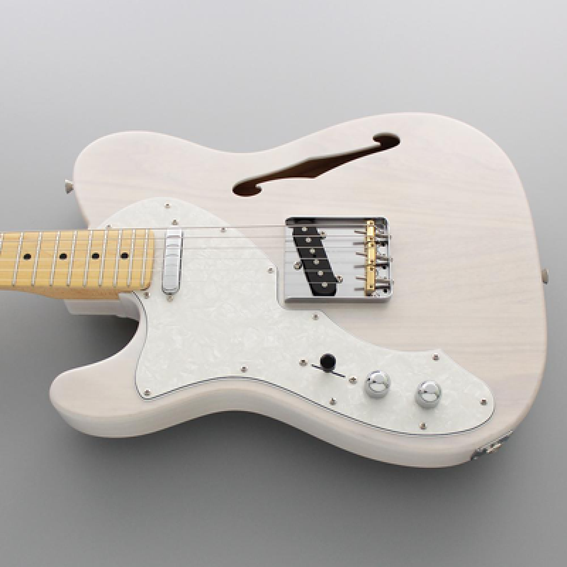 Preview: FGN E-Gitarre,Neo Classic TE100,SS FGN PU,F-Loch,White Blonde,Gigbag,L